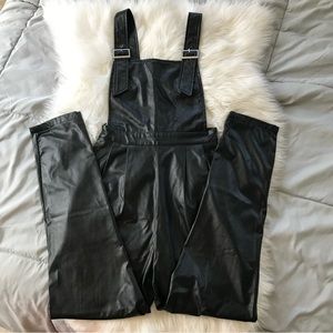 Shein PU Overalls (XS)